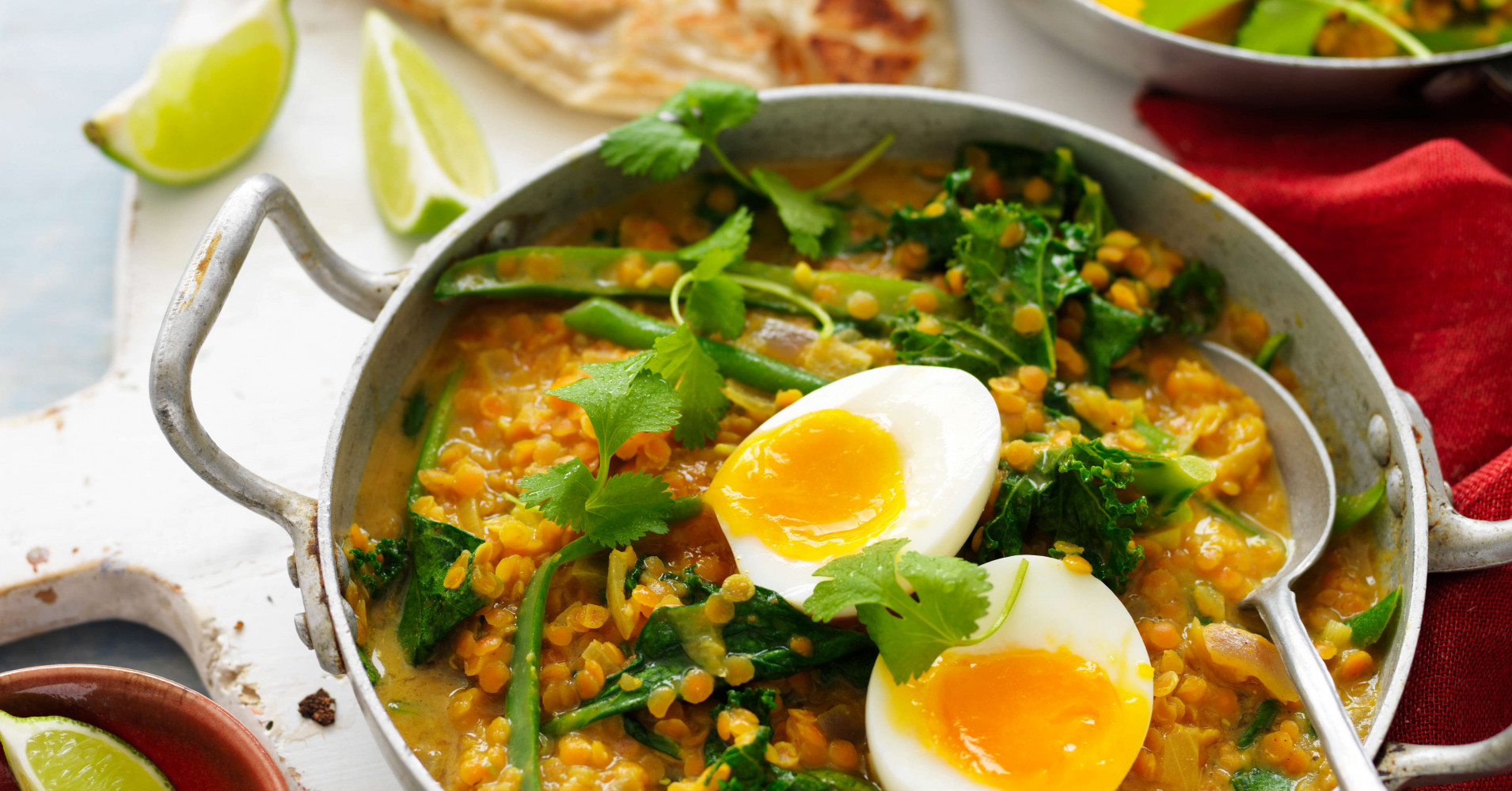 Egg and Lentil Dahl Recipe | myfoodbook